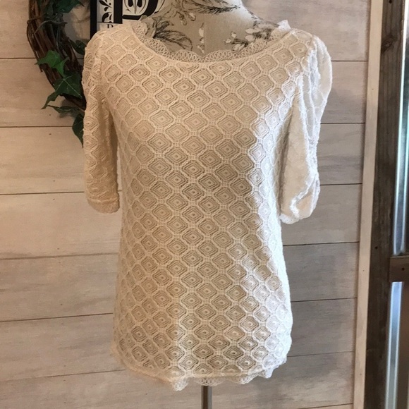 𝅺*joie Off White Top S - Picture 1 of 4
